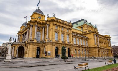 Fotografija prikazuje Hrvatsko narodno kazalište u Zagrebu.