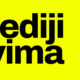 Jarkožuta pozadina s velikim, podebljanim crnim slovima koja ispisuju poruku "mediji svima".
