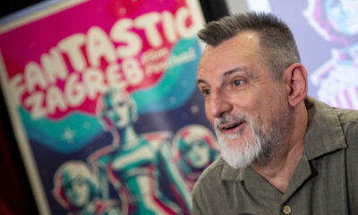 Održana je konferencija za medije povodom predstavljanja programa 16. Fantastic Zagreb Film Festivala, najvećeg festivala fantastike i žanrovskog filma u regiji. Na slici Stjepan Hundić.