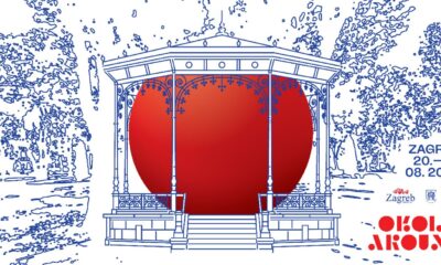 Ilustracija paviljona u parku s crvenim krugom i najavom događanja u Zagrebu od 20. do 30. kolovoza 2026.