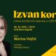 Najavni vizual književnog susreta „Izvan korica“ s gošćom Marinom Vujčić u CZK Novi Zagreb.