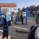 Govornik se obraća okupljenima na otvorenju obnovljene prometnice, uz predstavnike Grada Zagreba.