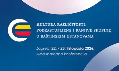 Najavni vizual međunarodne konferencije „Kultura različitosti“ o podzastupljenim i ranjivim skupinama u baštinskim ustanovama.