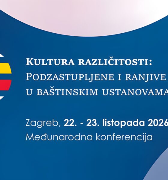 Najavni vizual međunarodne konferencije „Kultura različitosti“ o podzastupljenim i ranjivim skupinama u baštinskim ustanovama.